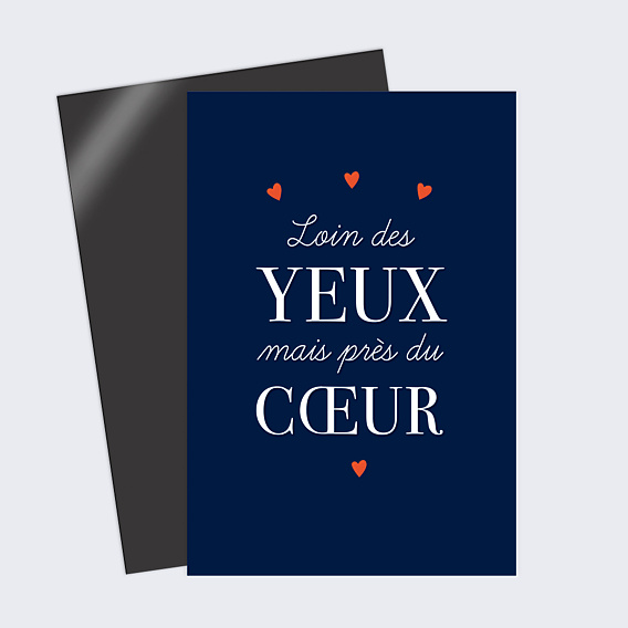 Carte d'Amour Près du Coeur Proverbe