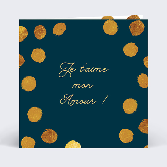 Carte d'Amour Graphique Chic