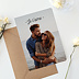 Carte d'amour Tirets Noirs