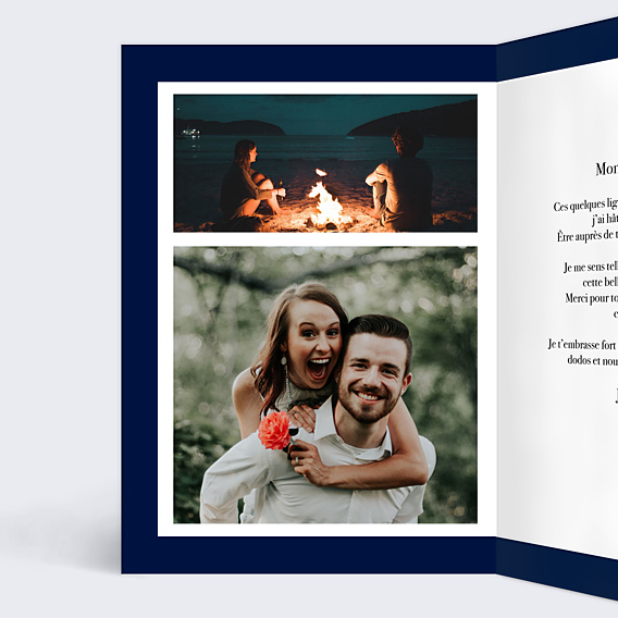 Carte d'Amour Près du Coeur Proverbe
