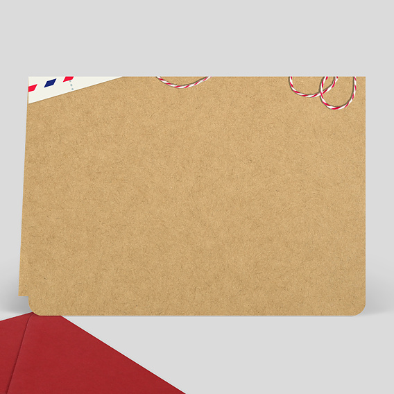 Carte d'amour Boarding Pass - Bon Pour Verso