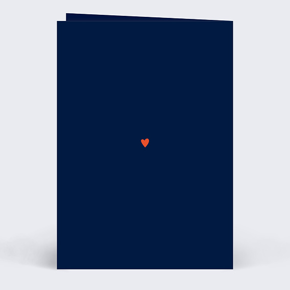 Carte d'amour Près du Coeur Proverbe Verso