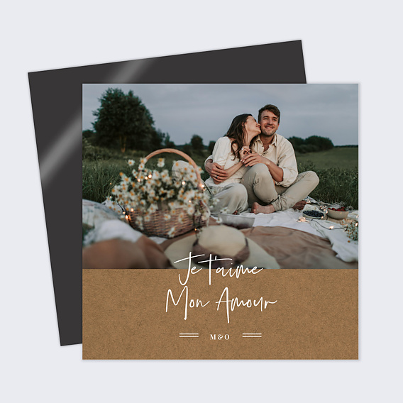 Carte d'amour Boheme