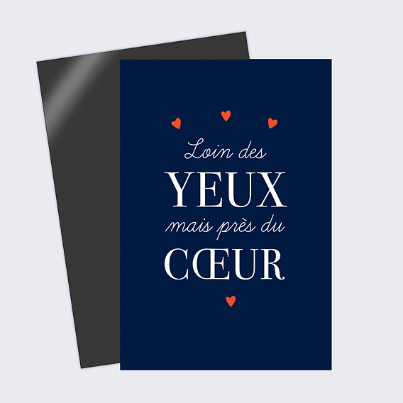 Carte d'amour Près du Coeur Proverbe