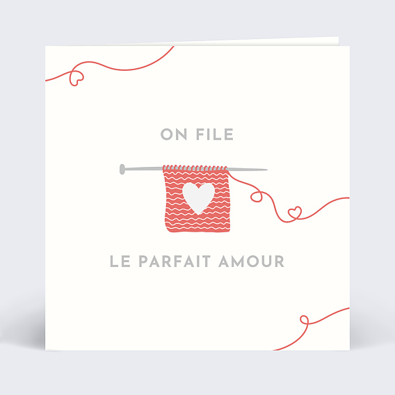Carte d'amour Parfait Amour Recto