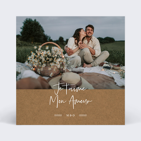 Carte d'amour Boheme Recto