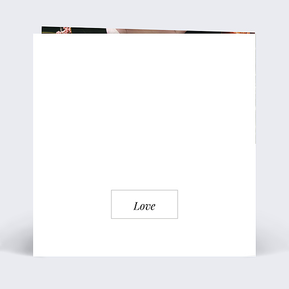 Carte d'Amour Étiquette