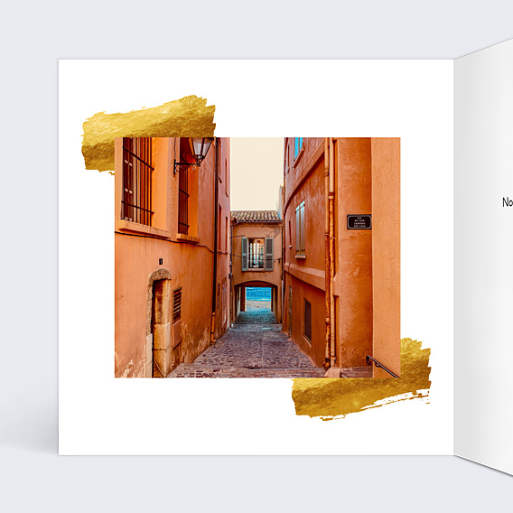Carte d'Amour Pinceau Ocre - Bon Pour