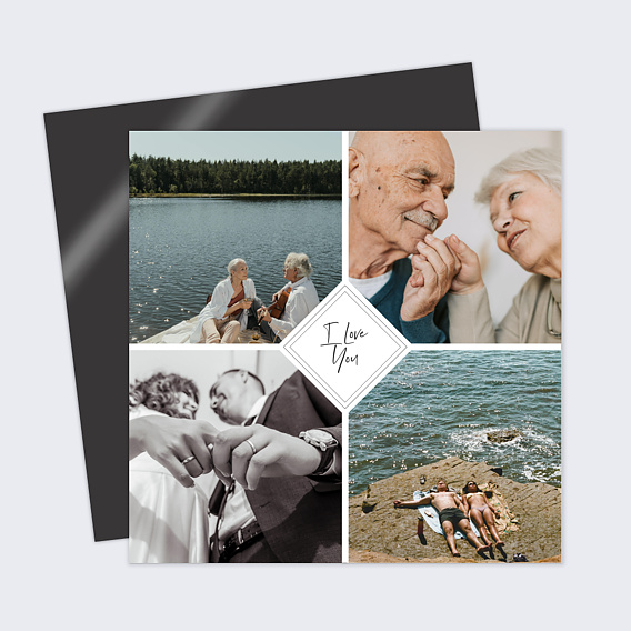 Carte d'amour Charme Classique