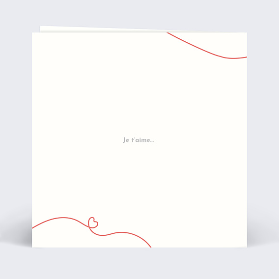 Carte d'amour Parfait Amour Verso