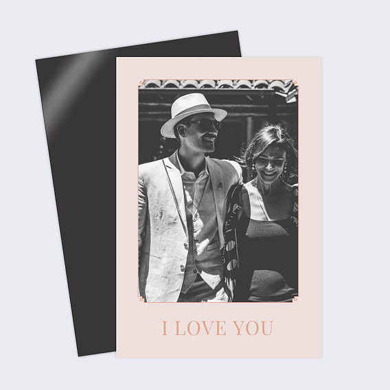 Carte d'amour Style Années 20