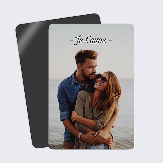 Carte d'Amour Tirets Noirs