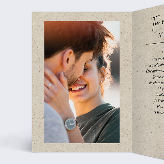 Carte d'Amour Esprit Chiné