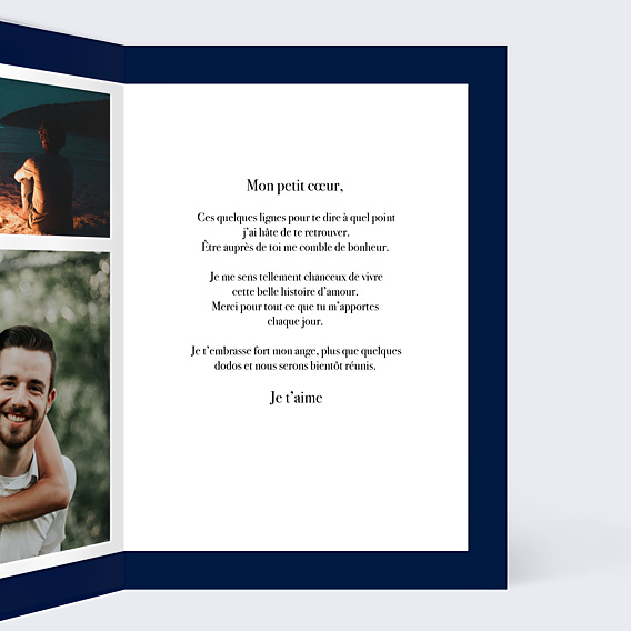 Carte d'Amour Près du Coeur Proverbe