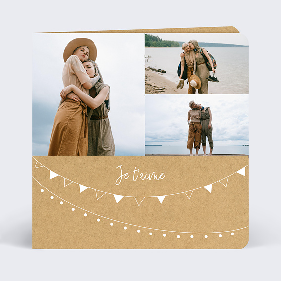Carte d'amour Bucolique