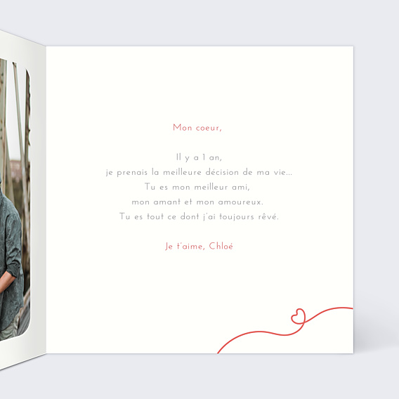 Carte d'Amour Parfait Amour