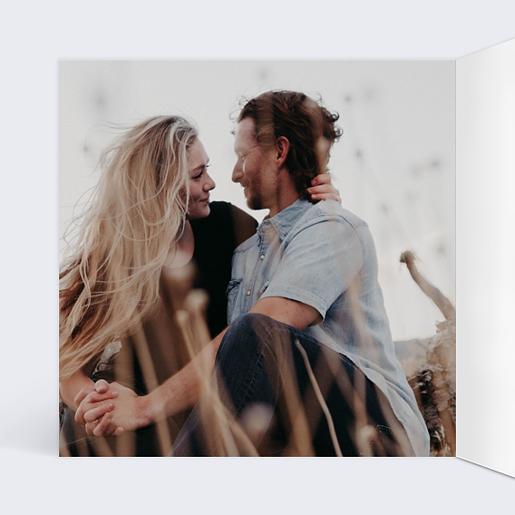 Carte d'amour Chic Intérieur Gauche