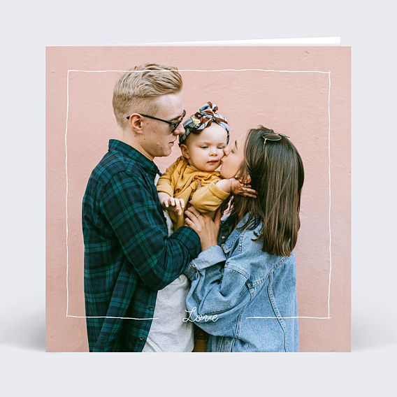 Carte d'amour Trait de Crayon