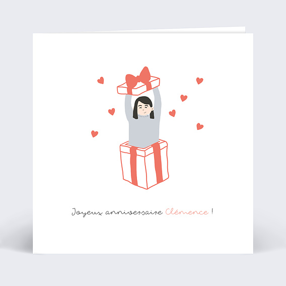 Carte anniversaire enfant À Très Vite