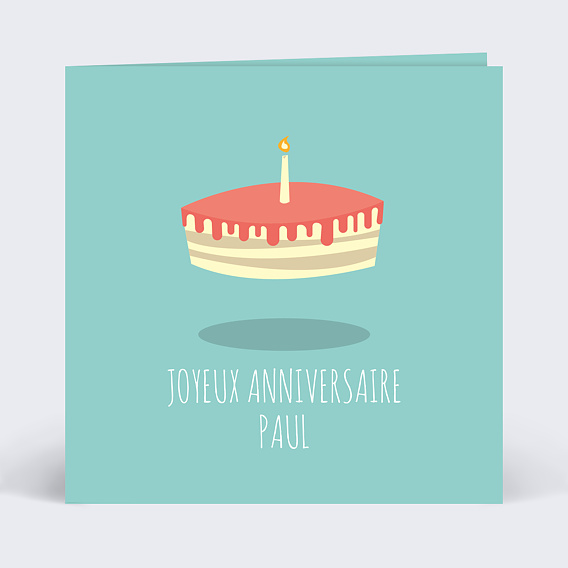 Carte Anniversaire Birthday Cake