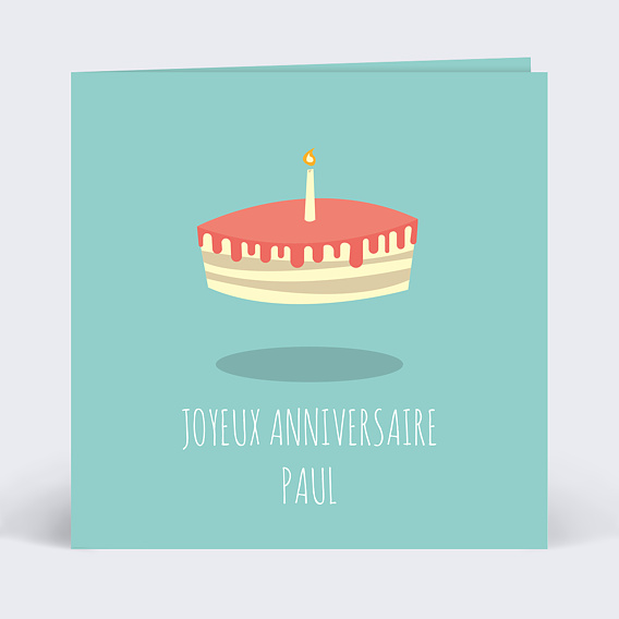 Carte anniversaire adulte Birthday Cake