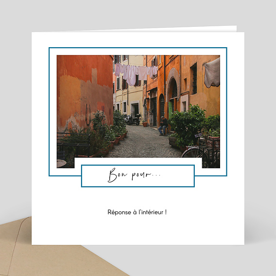 Carte Anniversaire Cadre - Bon Pour