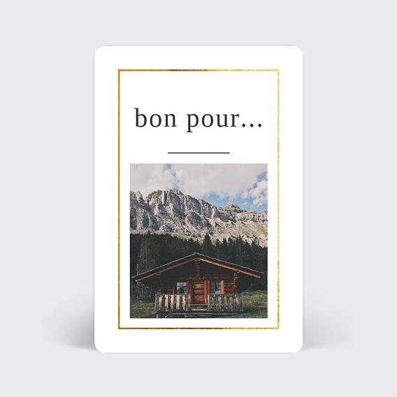 Carte anniversaire adulte Filet - Bon pour