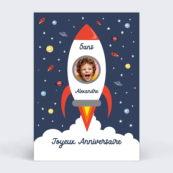 Carte Anniversaire Fusee Popcarte Carte Anniversaire Fusee Popcarte