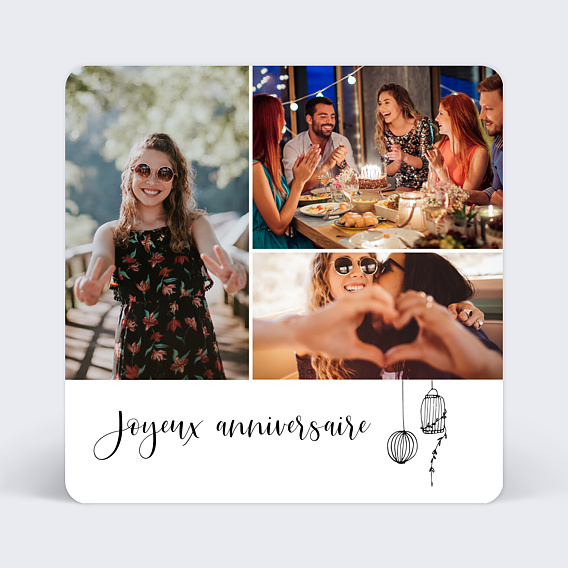 Carte Virtuelle Anniversaire A Personnaliser Popcarte