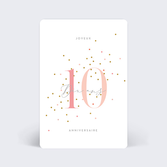 Carte Anniversaire enfant Milestone Petits Pois