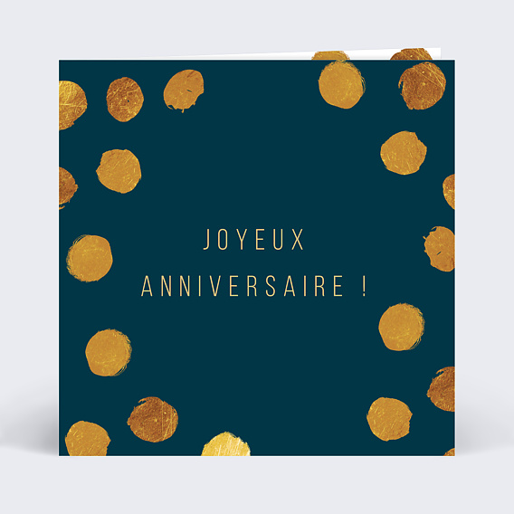 Carte anniversaire enfant Poinçons