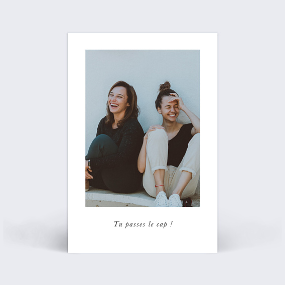 Carte Anniversaire Polaroid Simple