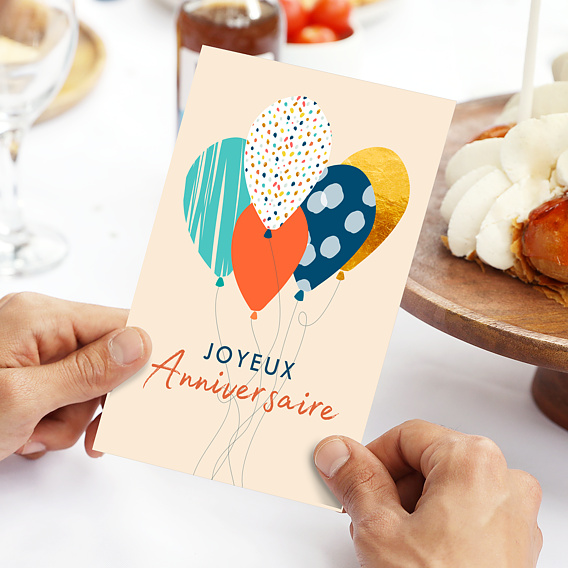 Carte Anniversaire Theme Cinema Popcarte