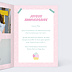 Carte anniversaire enfant Cornet Festif Intérieur Droit