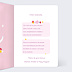 Carte anniversaire enfant Licorne Arc-en-ciel Intérieur Droit