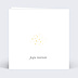 Carte anniversaire adulte Dorure Pois  Verso
