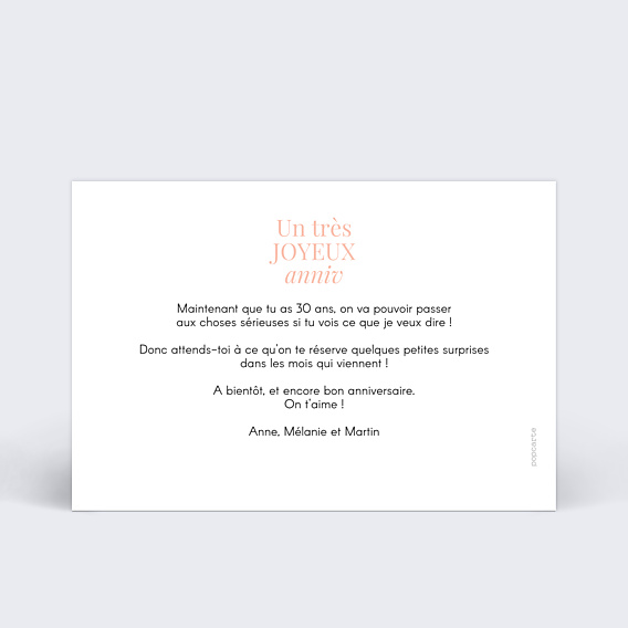 Anniversaire Adulte Joli Multi