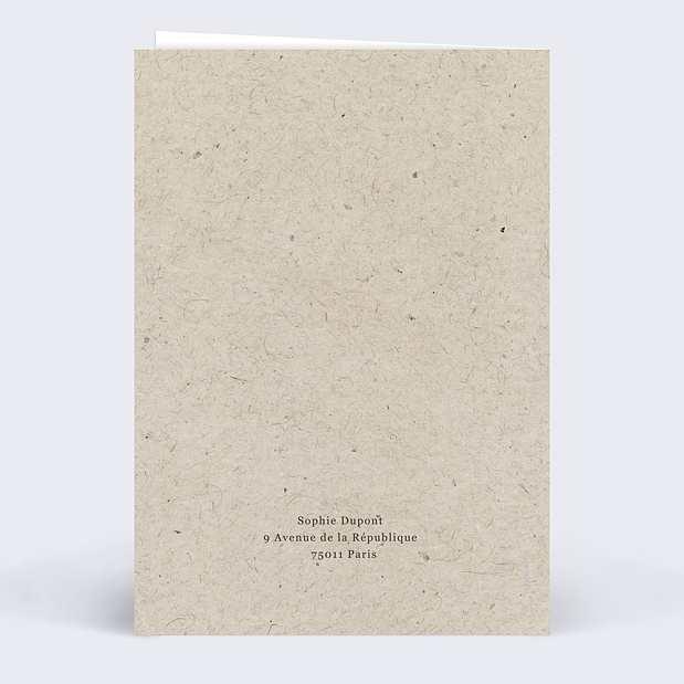 Carte Anniversaire Photomaton Nature Verso