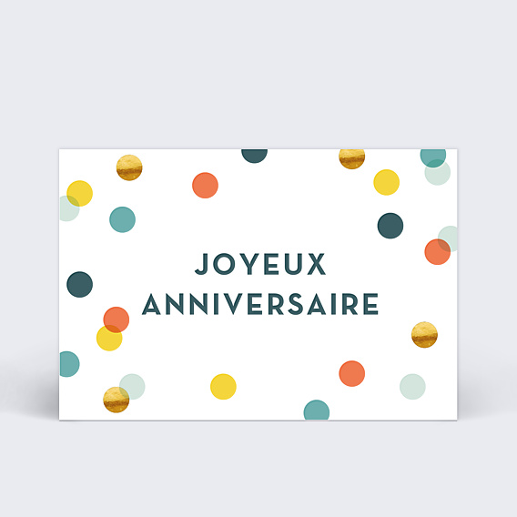 Anniversaire Adulte Confettis Chic