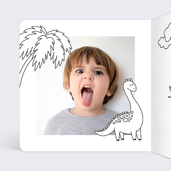Anniversaire Enfant Coloriage Dinosaure