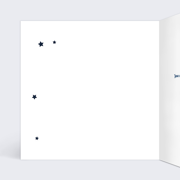 Carte Anniversaire Bonne Étoile Intérieur Gauche