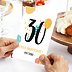 Carte anniversaire adulte Multicolore Après 4