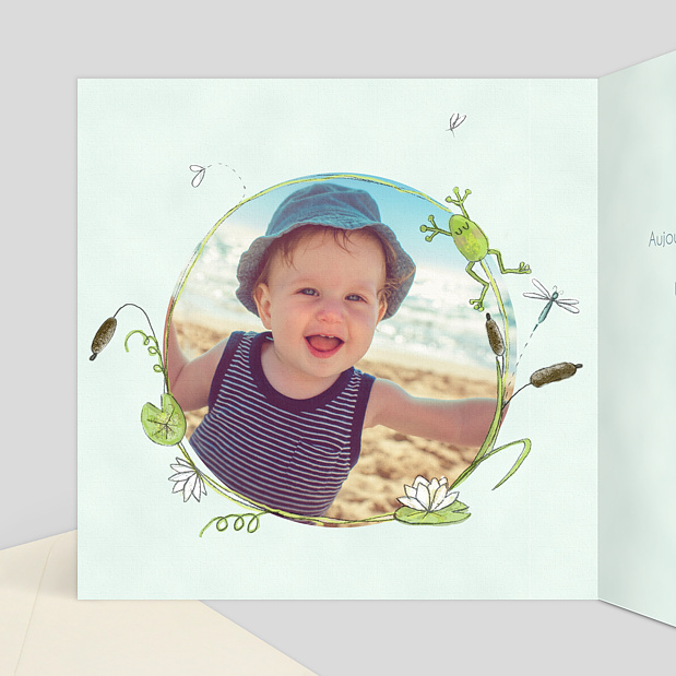 Carte Anniversaire Bateau Mouche Intérieur Gauche
