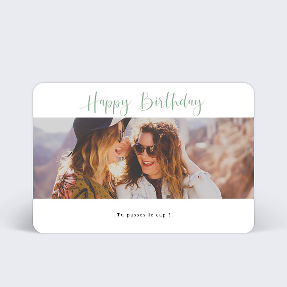 Carte anniversaire adulte Cinematic I