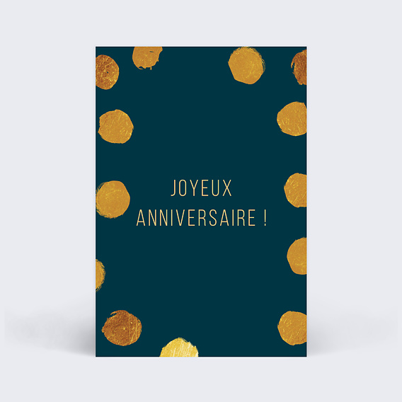 Carte anniversaire adulte Graphique Chic
