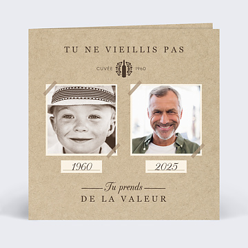 Carte anniversaire adulte Bonne Cuve