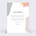 Carte anniversaire adulte Traits de Peinture Verso
