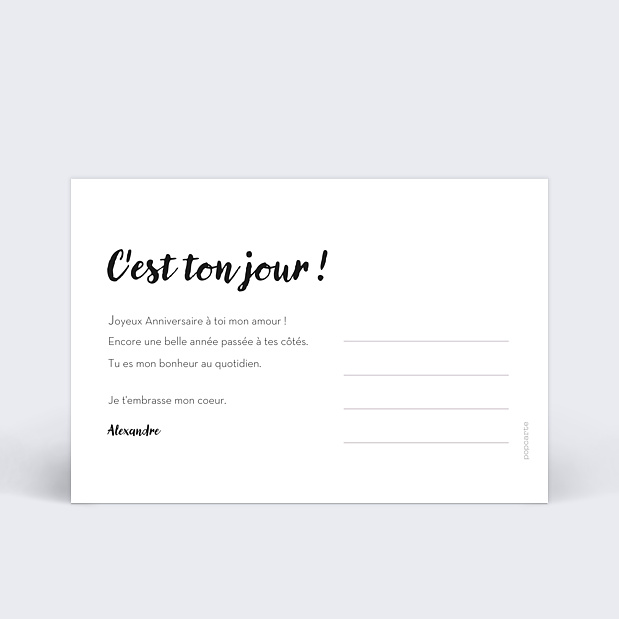 Articles De Fete Personnalise Joyeux Anniversaire Toute Annee Blanc Cadre Photo Souvenir Maison