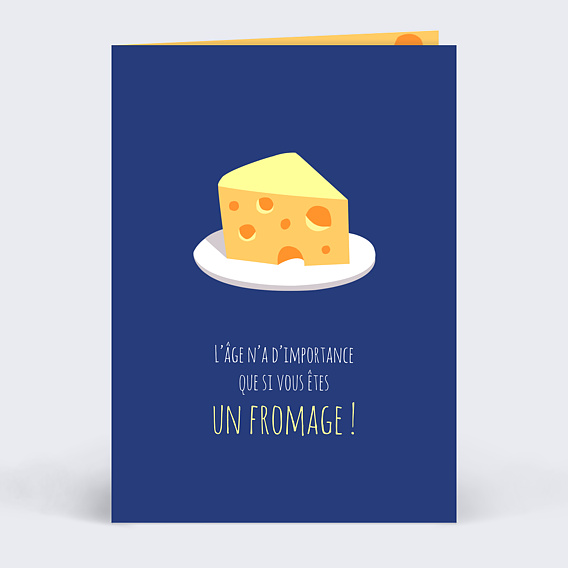 Carte anniversaire adulte Say Cheeese