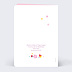 Carte anniversaire enfant Licorne Arc-en-ciel Verso
